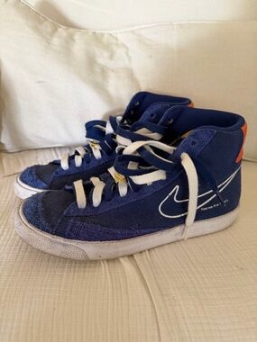 Nike Blazers Blue High-Top Sneakers Florida gators